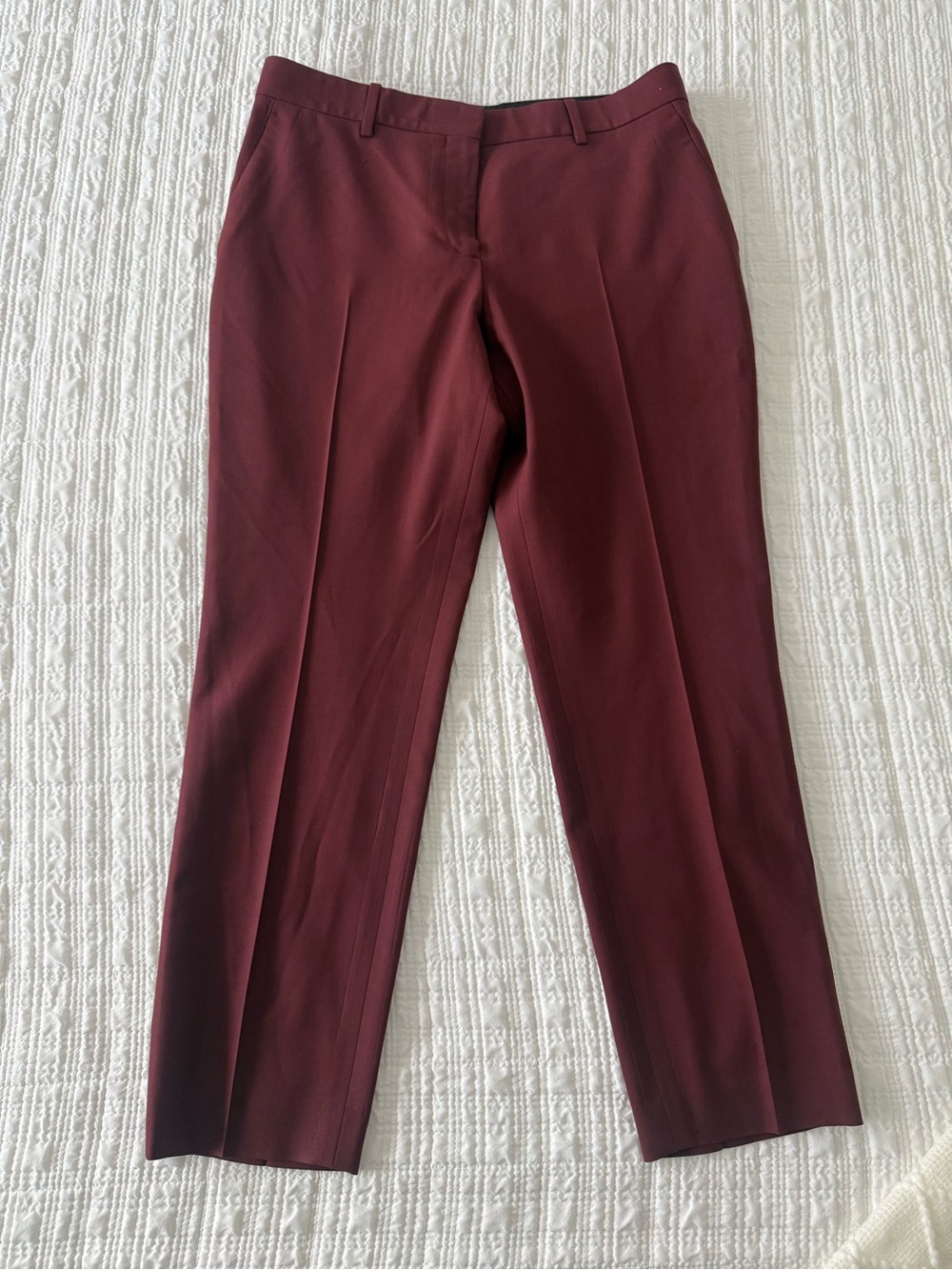 Theory cropped wool stretch trousers size 6